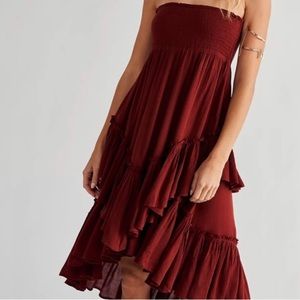 Free People convertible skirt Color Star anise